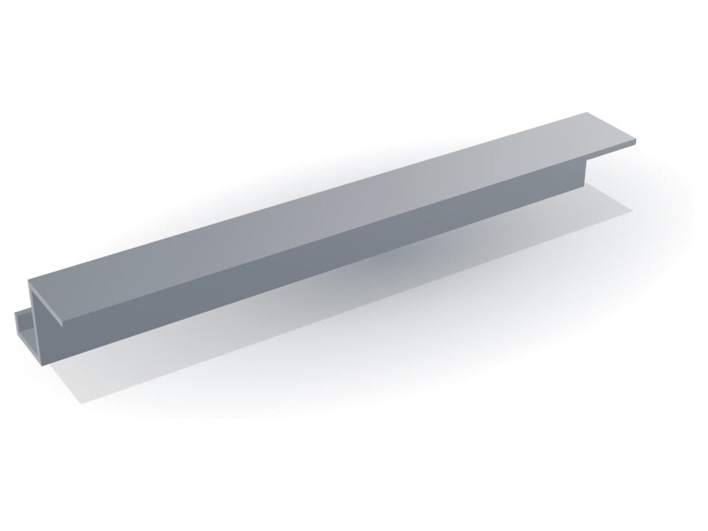 3D visualisation: L-Z Aluminium Profile for Drywall Ceiling Reveals and Finishing